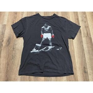 ALI Shirt, Men's Size Large, Black, Muhammad Ali Print